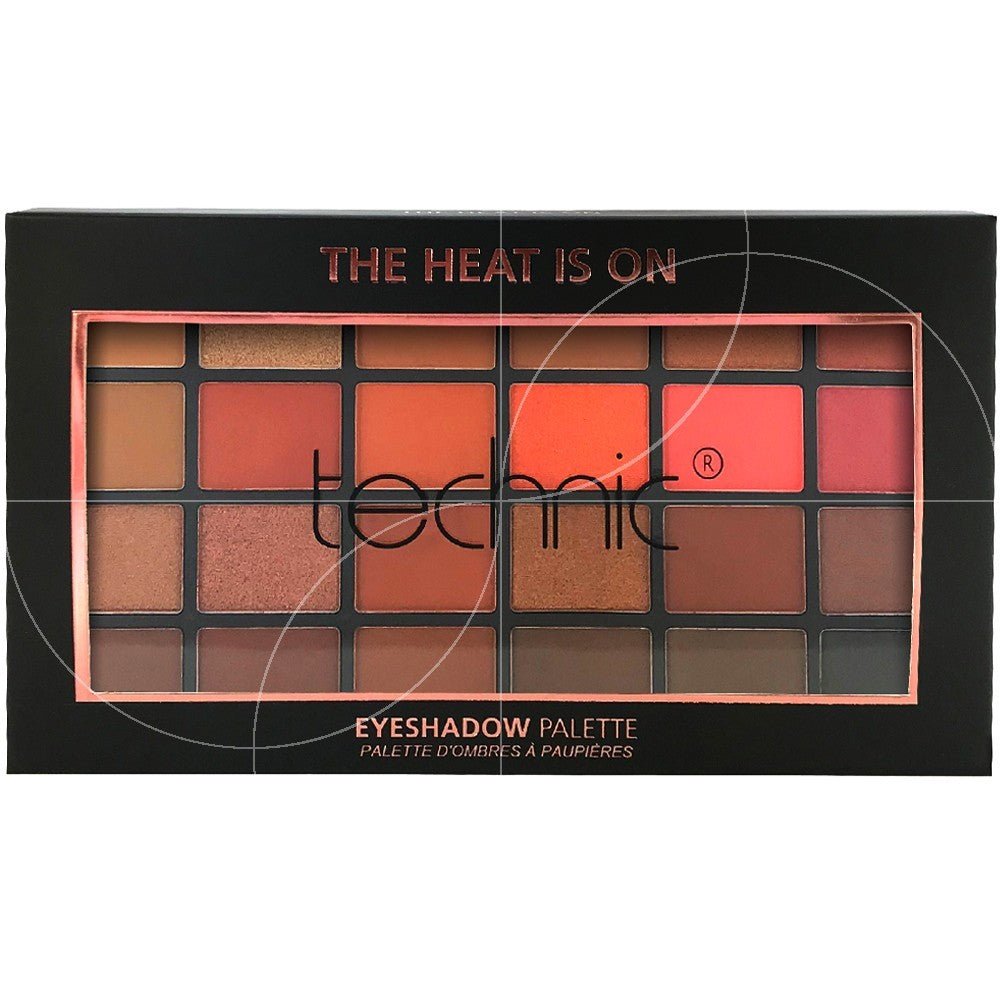 لوحة ظلال العيون تكنك ذا هيت از اون | Technic The Heat Is On Eyeshadow Palette - EROS STORE