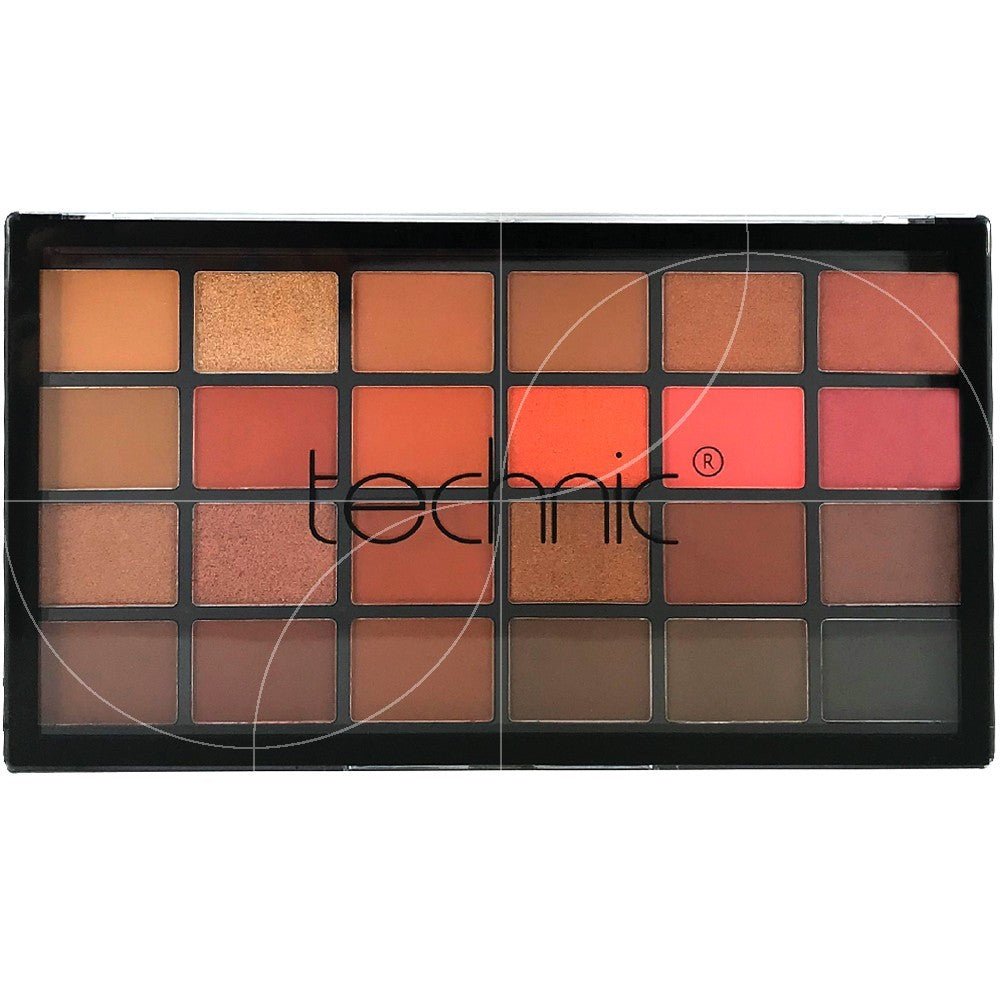 لوحة ظلال العيون تكنك ذا هيت از اون | Technic The Heat Is On Eyeshadow Palette - EROS STORE