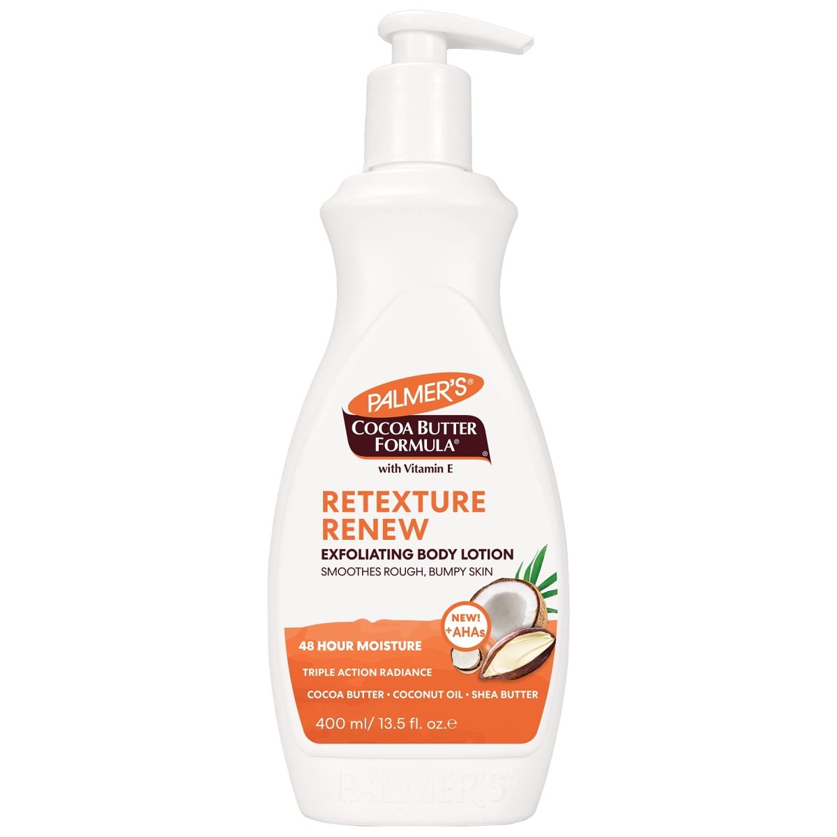 لوشن الأحماض لتقشير الجسم وترطيب البشرة من بالمرز | Palmer's Retexture & Renew Exfoliating Body Lotion 400 مل - EROS STORE