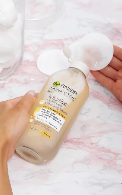 ماء ميسيلار المنظف غني بالزيت من غارنييه | Garnier Micellar Cleansing Water in Oil 400 مل - EROS STORE