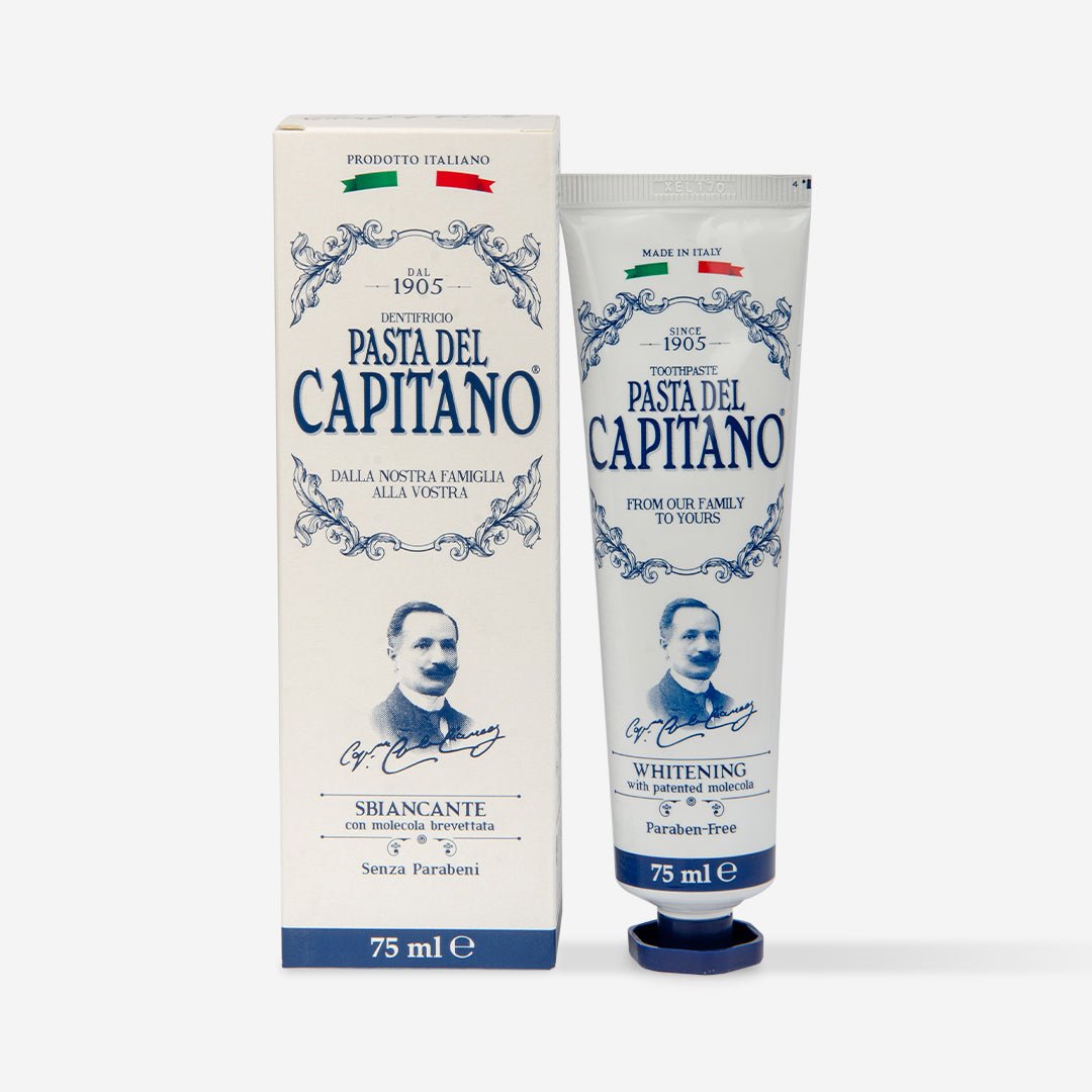 معجون أسنان مبيض من باستا ديل كابيتانو | Pasta del Capitano Whitening Toothpaste 75 مل - EROS STORE