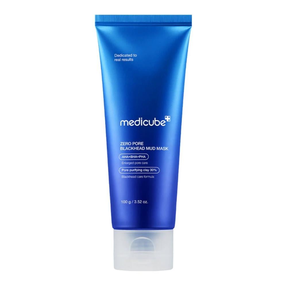 ماسك الوجه بالطين لإزالة الرؤوس السوداء زيرو بور من ميدي كيوب | Medicube Zero Pore Blackhead Mud Mask 100g - EROS STORE