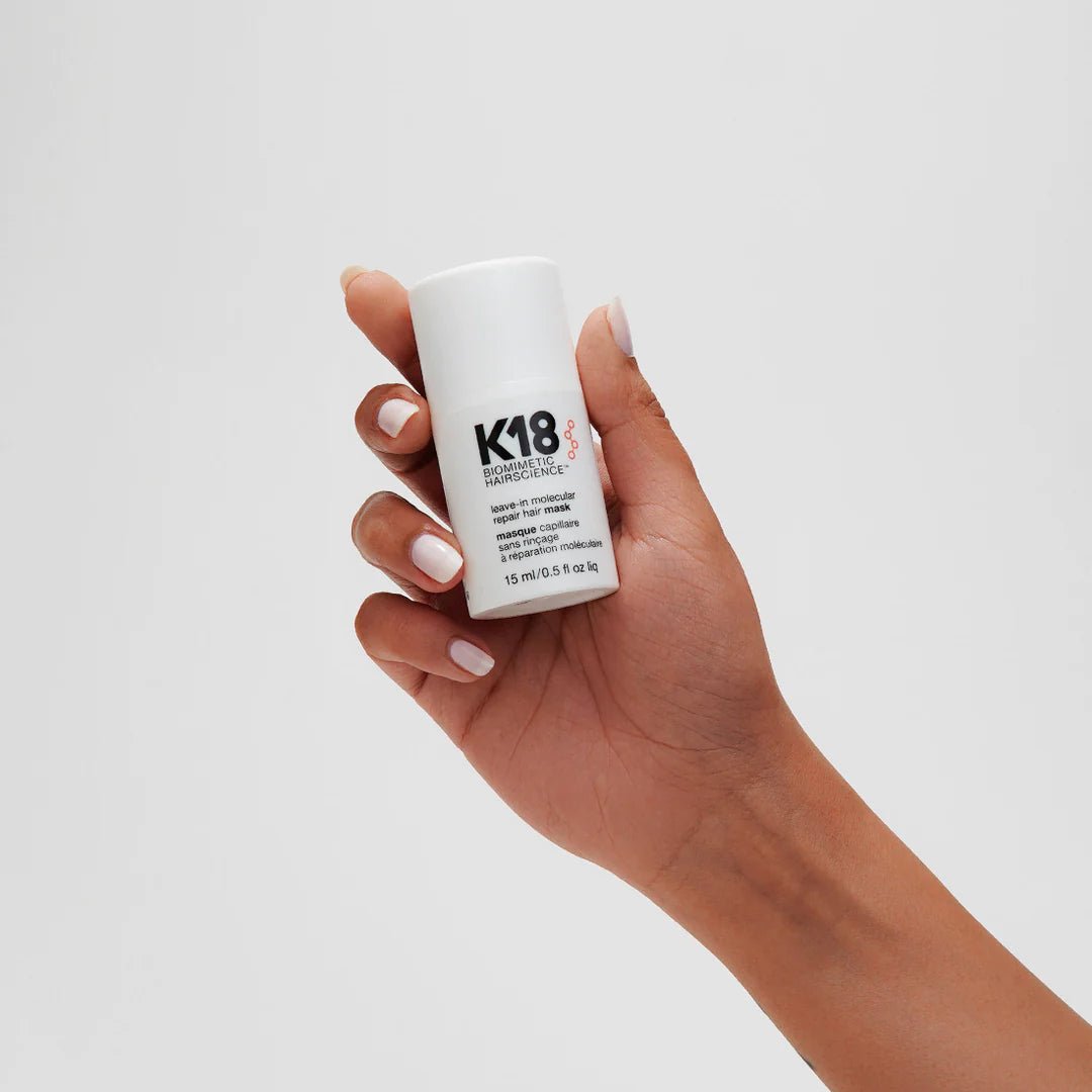 ماسك إصلاح الشعر الجزيئي ليف إن من كي 18 | K18 Leave - In Molecular Repair Hair Mask 50 مل - EROS STORE