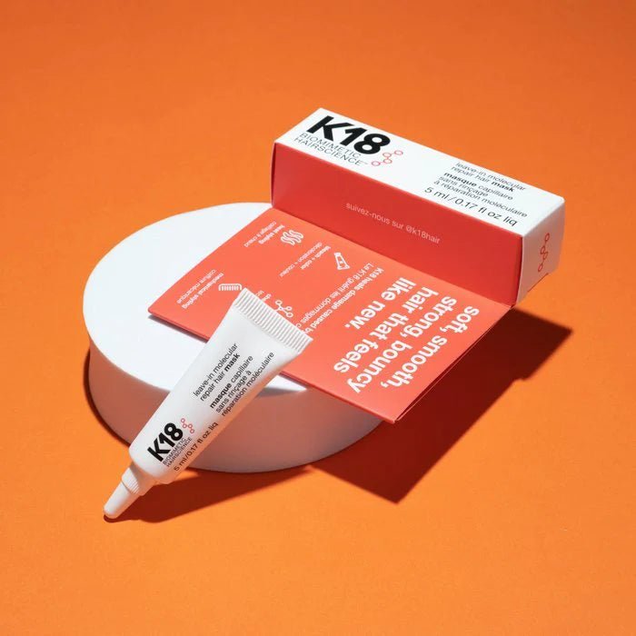 ماسك إصلاح الشعر الجزيئي ليف إن من كي 18 | K18 Leave - In Molecular Repair Hair Mask 50 مل - EROS STORE