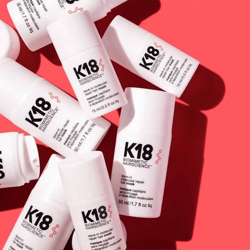 ماسك إصلاح الشعر الجزيئي ليف إن من كي 18 | K18 Leave - In Molecular Repair Hair Mask 50 مل - EROS STORE