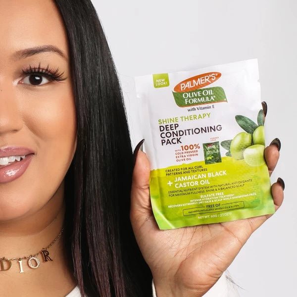 ماسك معالج للشعر بخلاصة زيت الزيتون والبروتين من بالمرز | Palmer's Olive Oil Deep Conditioning Protein Pack 60 غم - EROS STORE