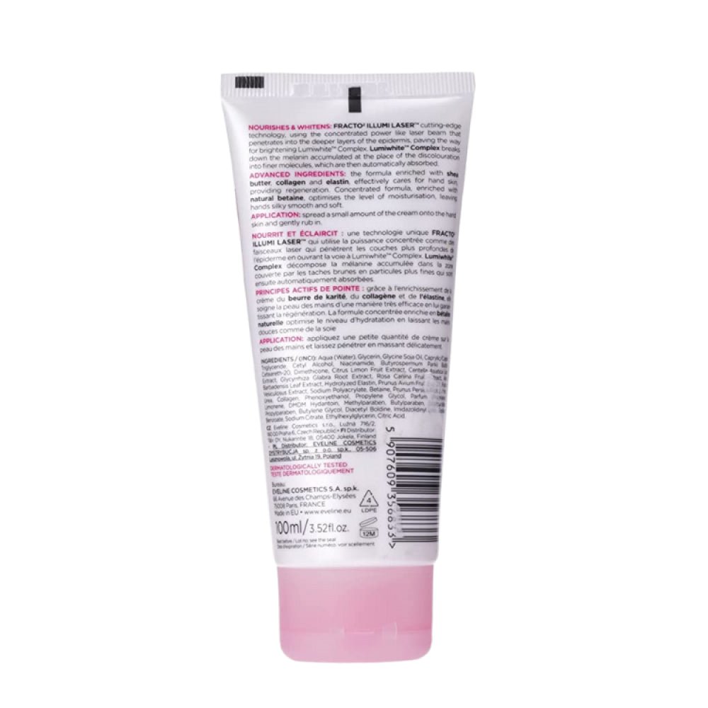 مفتح ومرطب اليدين 4D من إيفلين | Eveline 4D Whitening & Moisturizing Hand Cream 100 مل - EROS STORE