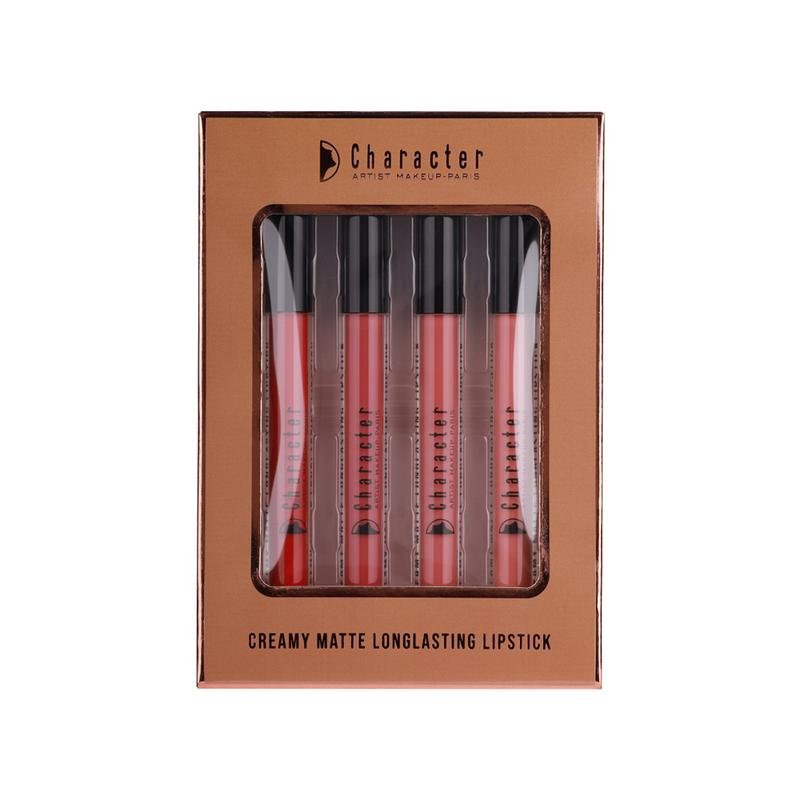 مجموعة أحمر شفاه مطفي من كاركتر | Character Matte Lipstick Set 2 - EROS STORE