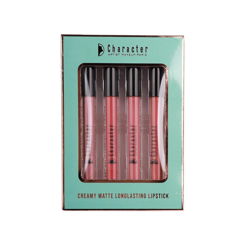 مجموعة أحمر شفاه مطفي من كاركتر | Character Matte Lipstick Set 3 - EROS STORE