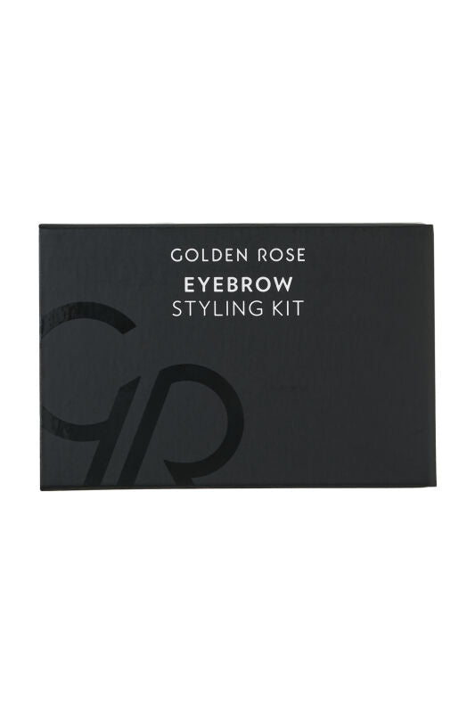 مجموعة الحواجب من كولدن روز | Golden Rose Eyebrow Styling Kit 03 DEEP BROWN - EROS STORE