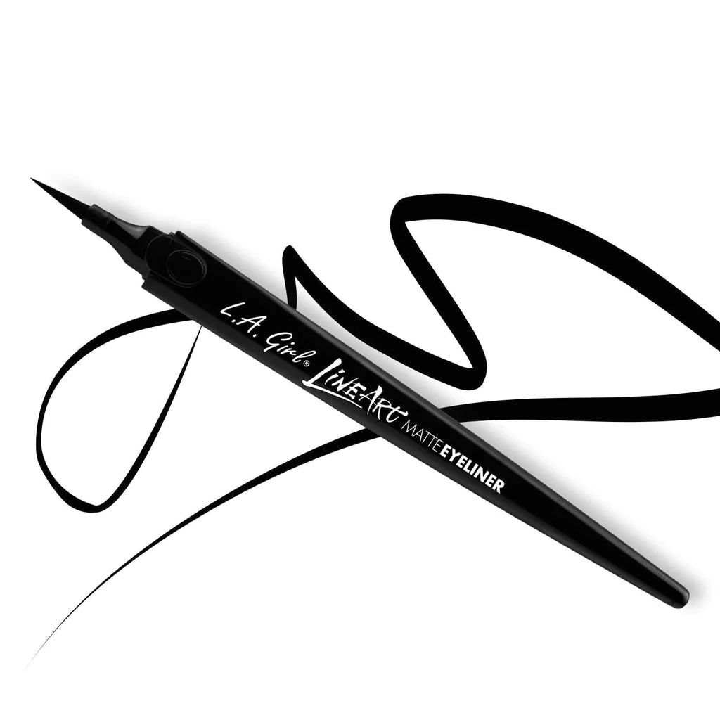محدد عيون لاين آرت غير لامع من LA | LA Girl Line Art Matte Eyeliner اسود - EROS STORE