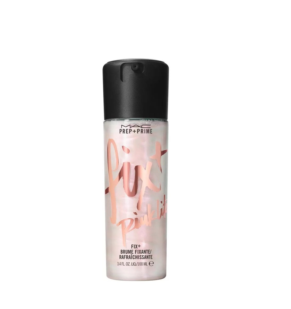 مثبت مكياج مع ذرات لامعة وردية من ماك | MAC Prep + Prime Fix+ Pink Light 100 مل - EROS STORE