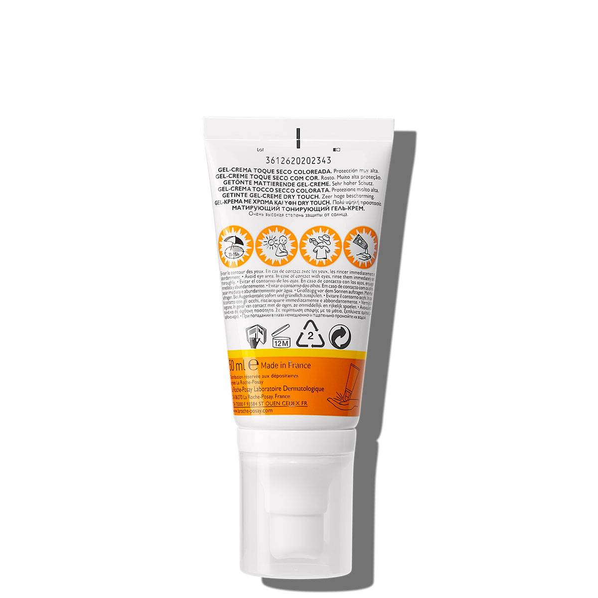 واقي شمس أنثيليوس جل كريم ملون من لاروش بوزيه | La Roche - Posay Anthelios Tinted Gel - Cream SPF50+ 50 مل - EROS STORE