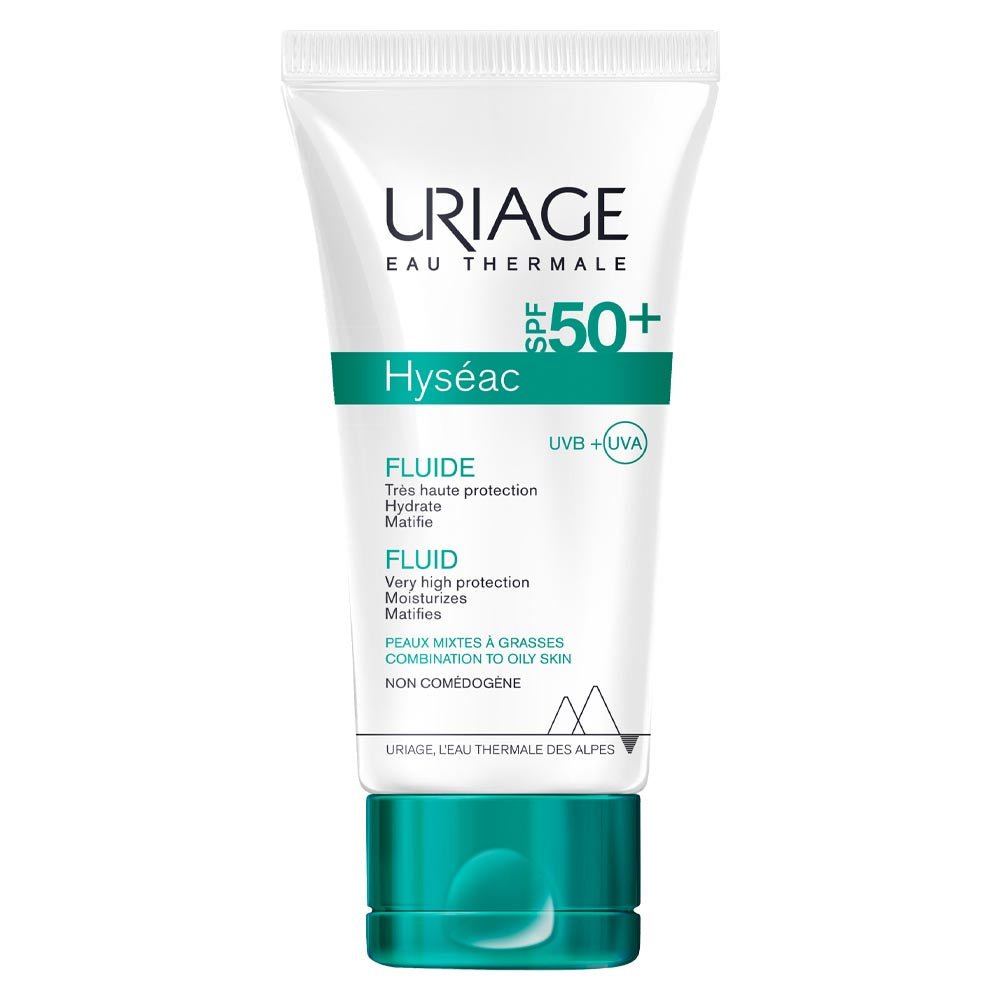 واقي شمس هيسياك SPF50+ سائل من يورياج | Uriage Hyséac Fluid SPF50+ 50 مل - EROS STORE