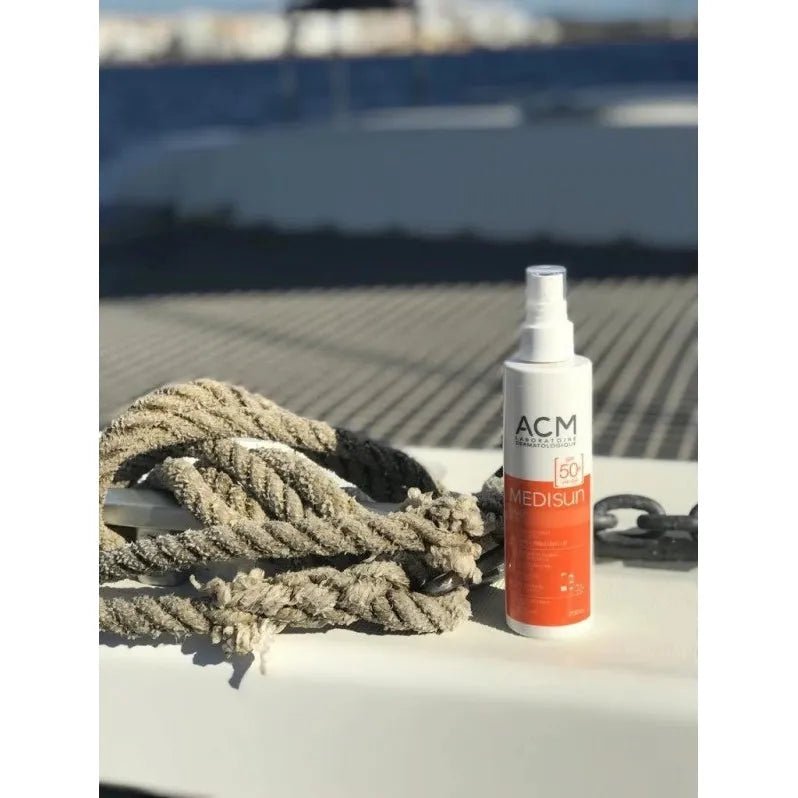 واقي شمس سبري لوشن ميديسن من إي سي إم - 200 مل | ACM Medisun SPF50+ Sunscreen Spray Lotion - 200ml 200 مل - EROS STORE