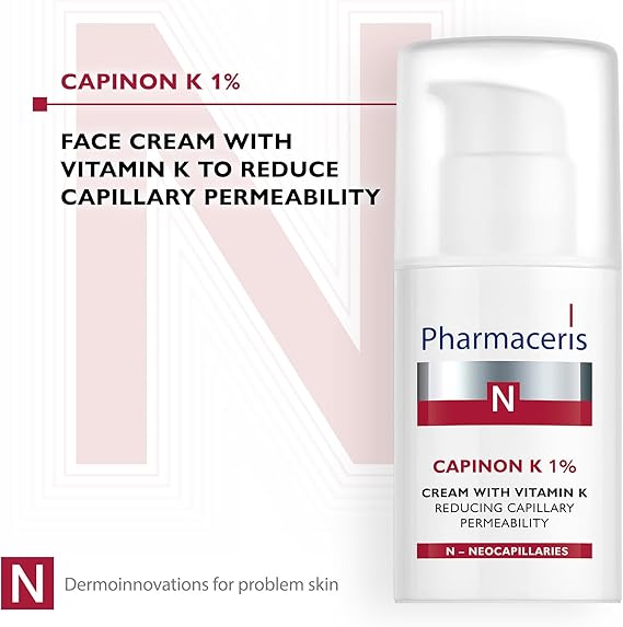 Pharmaceris Neocapillaries Capinon K| 1% فارماسيرز ريم مع فيتامين ك 30 مل - EROS STORE