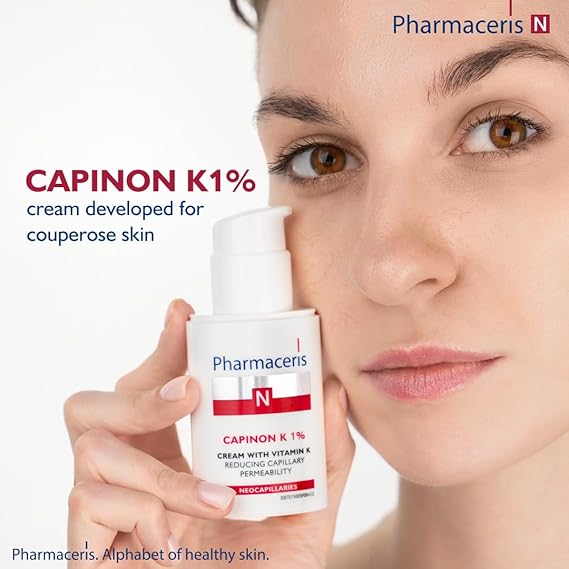 Pharmaceris Neocapillaries Capinon K| 1% فارماسيرز ريم مع فيتامين ك 30 مل - EROS STORE