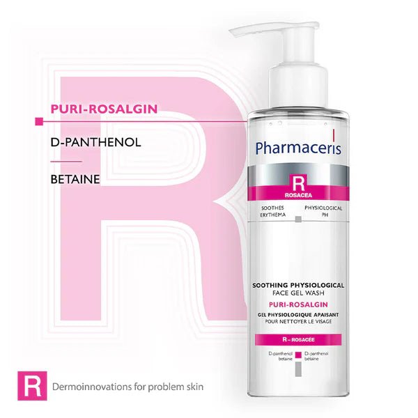 Pharmaceris R - Puri - Rosalgin Face Gel Wash غسول جل للوجه بوري - روزالجين 190 مل - EROS STORE