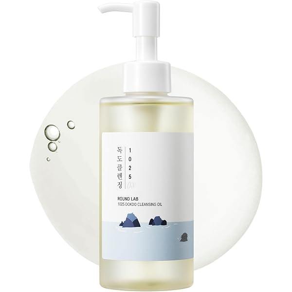 راوند لاب زيت تنظيف الوجه - 200 مل | ROUND LAB 1025 Dokdo Cleansing Oil - 200ml - EROS STORE