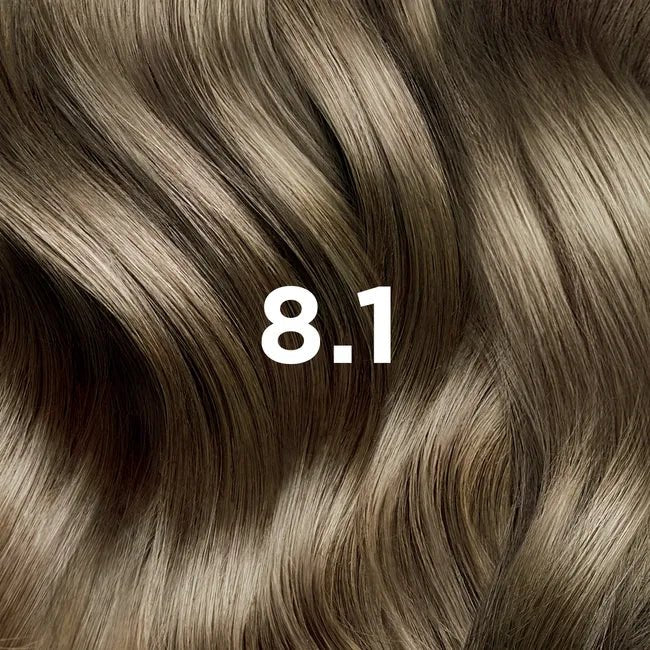 صبغة شعر نباتية دائمة من فيتوكولور | Phytocolor Permanent Botanical Hair Color 8.1 أشقر رمادي فاتح - EROS STORE