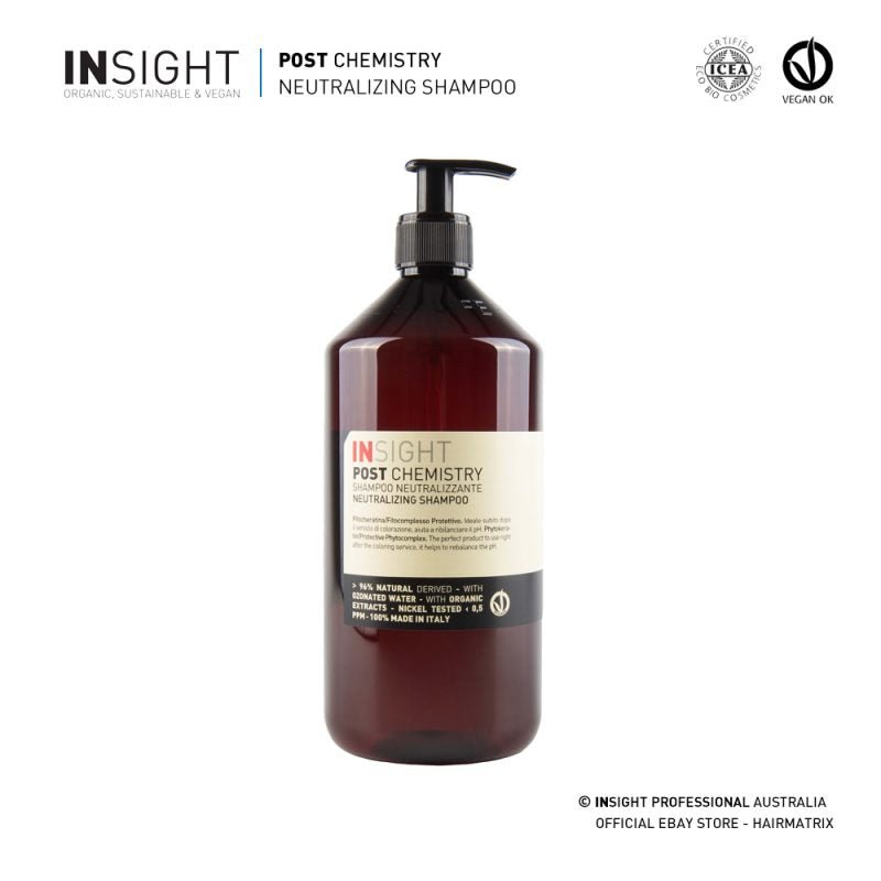 شامبو إنسايت للشعر المعالج كيميائيًا والمصبوغ | INSIGHT Colored & Chemically Treated Hair Shampoo 900 مل - EROS STORE