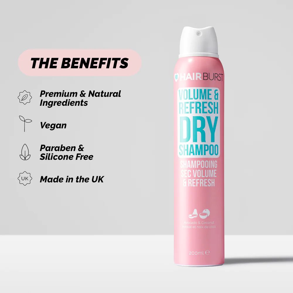 شامبو جاف من هيربيرست | Hairburst Dry Shampoo 200 مل - EROS STORE