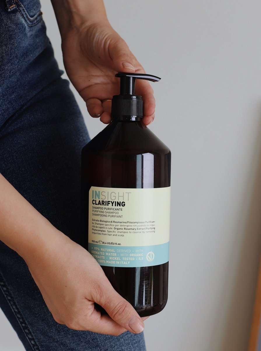 شامبو منقي للشعر الدهني ومنظم لإفراز الزيوت من إنسايت الإيطالية | INSIGHT clarifying Shampoo for Oily Hair 900 مل - EROS STORE