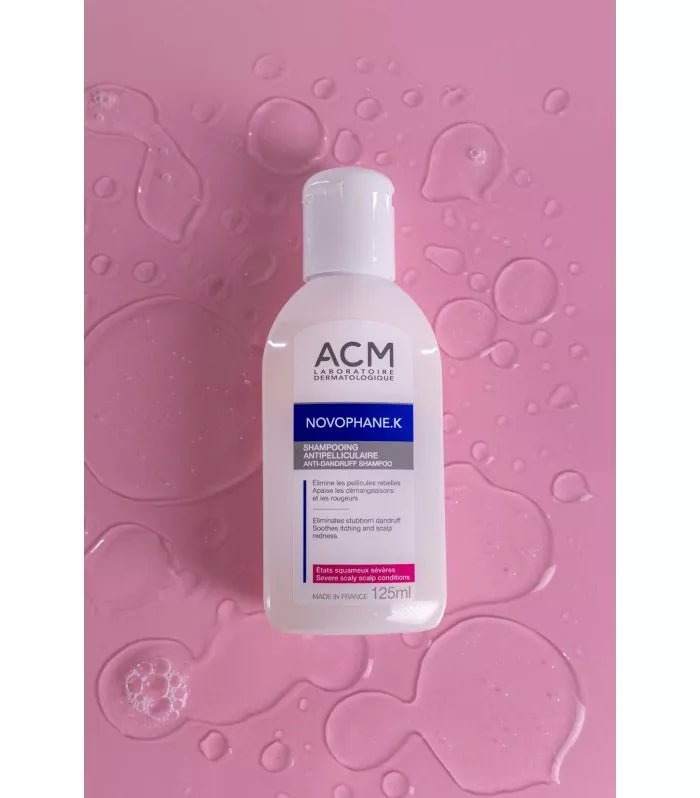 شامبو نوفافان للقشرة الكثيفة من إي سي إم | ACM Novophane K Anti - Dandruff Shampoo 125مل - EROS STORE