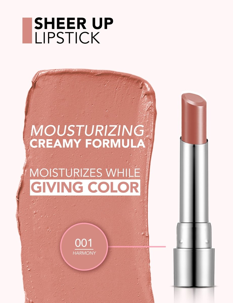 Sheer Up Lipstick by flormar | احمر شفاه فلورمار شير اب المرطب 01 - EROS STORE