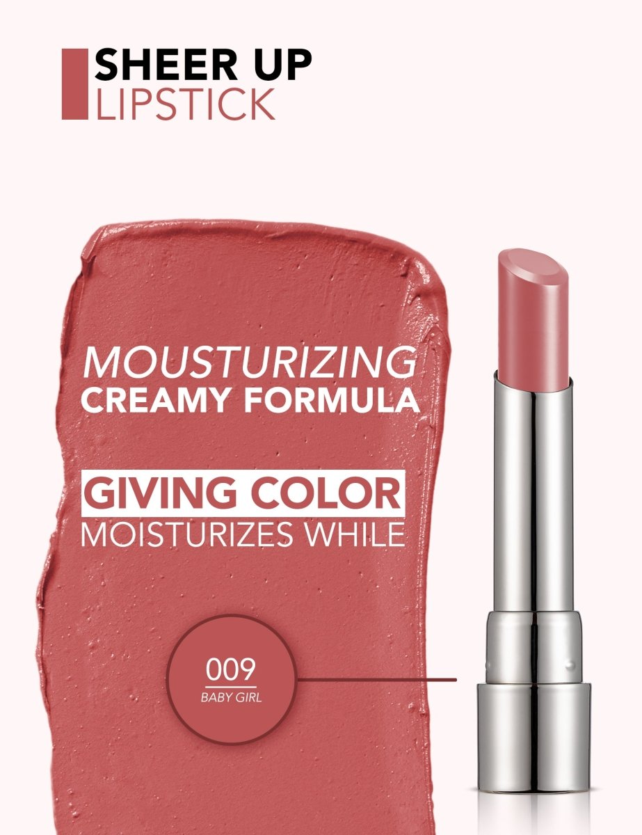 Sheer Up Lipstick by flormar | احمر شفاه فلورمار شير اب المرطب 09 - EROS STORE
