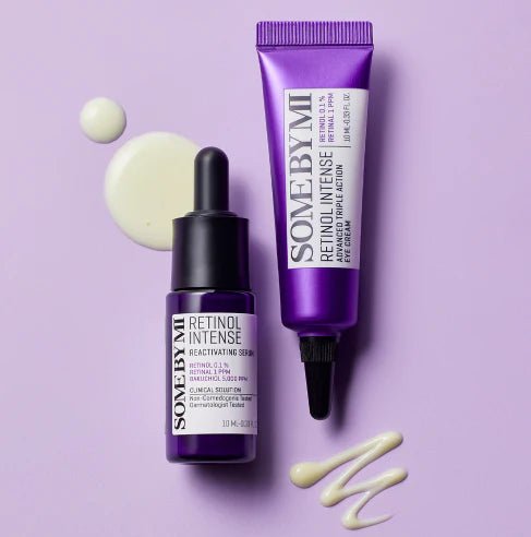 Some By MI Retinol Intense Trial Kit - 2pcs | سوم باي مي مجموعة الريتنول - 2 قطعة 10 مل سيروم + 10 مل كريم - EROS STORE