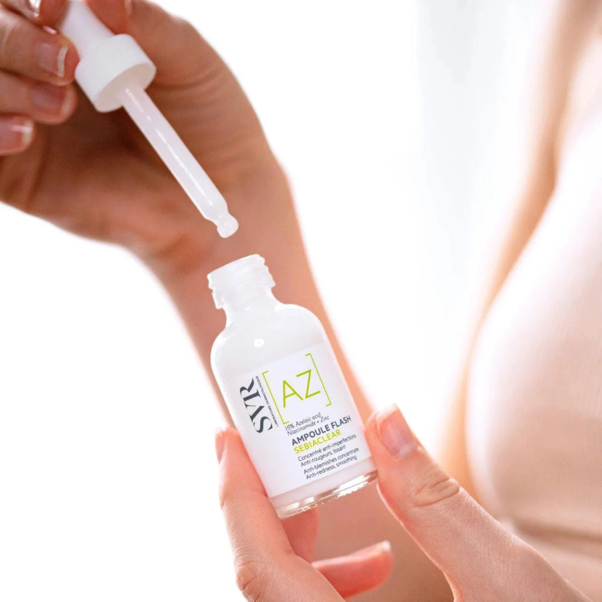 SVR Sebiaclear Ampoule Flash AZ Serum 30 ml | اس في ار سيروم للبشرة الدهنية ازيلك اسد ٣٠مل 30 مل - EROS STORE