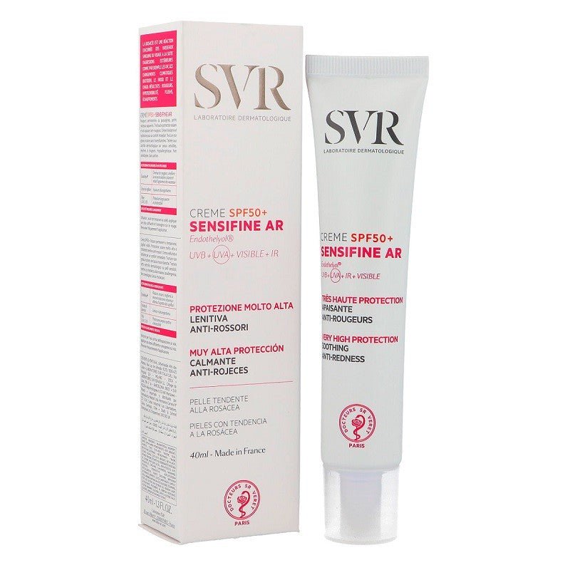 SVR Sensifine AR Cream SPF 50+ (40ml)|إس في آر كريم واقي شمس مهدئ ومضاد للاحمرار 40مل 40 مل - EROS STORE