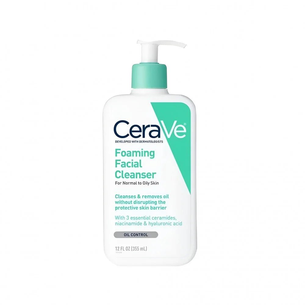 سيرافي غسول جل رغوي للبشرة العادية إلى الدهنية | CeraVe Foaming Facial Cleanser 236 مل - EROS STORE