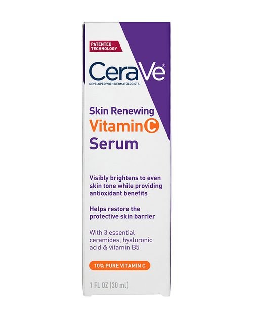 سيرافي سيروم فيتامين سي 10% وحمض الهيالورونيك لتجديد البشرة | CeraVe Skin Renewing Vitamin C Serum 30 مل - EROS STORE