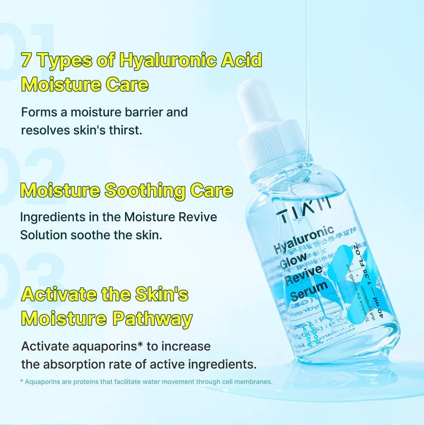 سيروم هيالورونيك كلو تيام - 40مل | Tiam Hyaluronic Glow Revive Serum 40 مل - EROS STORE