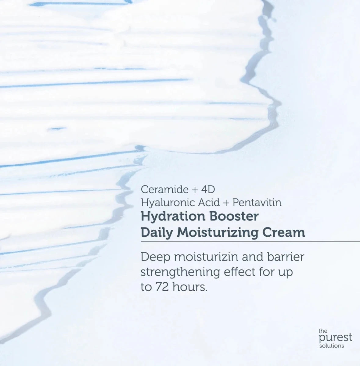 The Purest Solutions Hydration Booster Daily Moisturizing Cream - 50ml | ذا بيورست كريم ترطيب يومي - 50 مل 50 مل - EROS STORE