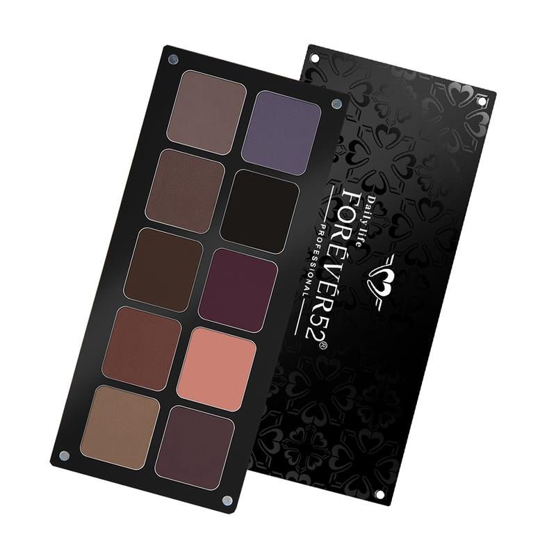ظلال عيون طبيعية غير لامعة مكونة من 10 ألوان - NEP002 من فوريفر 52 | Forever52 Natural Matte Eyeshadow Palette NEP002 - EROS STORE