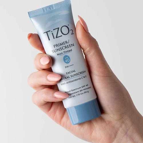 Tizo 2 Facial Primer Non - tinted SPF 40 - 50g | تايزو واقي شمسي بدون لون مع عامل حماية 40 - 50 غرام 50 g - EROS STORE