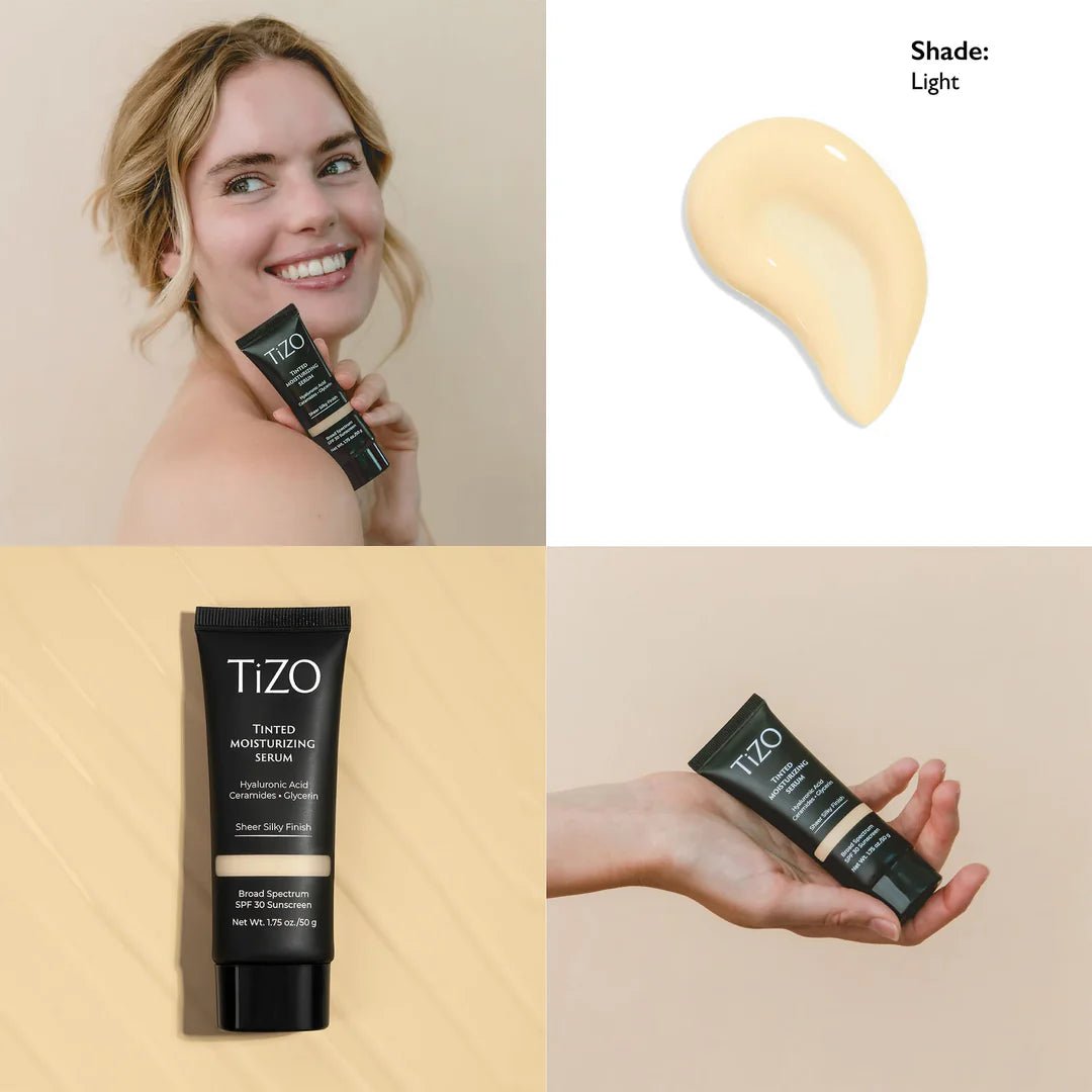 TIZO Tinted Moisturizing Serum Light - 50g | تايزو سيروم مرطب و ملون للوجه - ٥٠ غرام 50 g - EROS STORE