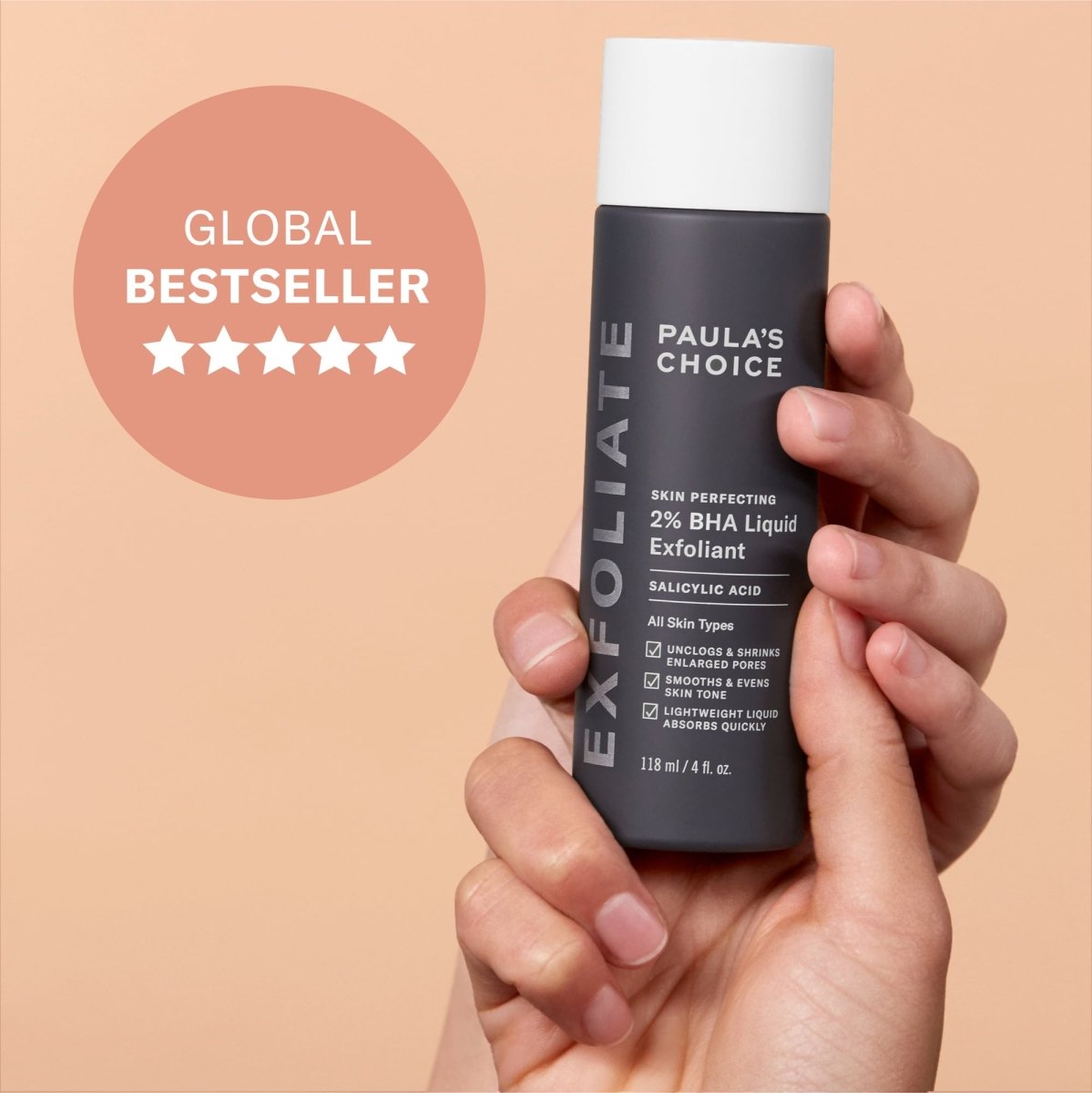 تونر حمض الساليسيليك 2% من باولا تشويس | Paula's Choice Skin Perfecting 2% BHA Liquid Exfoliant 30 مل - EROS STORE