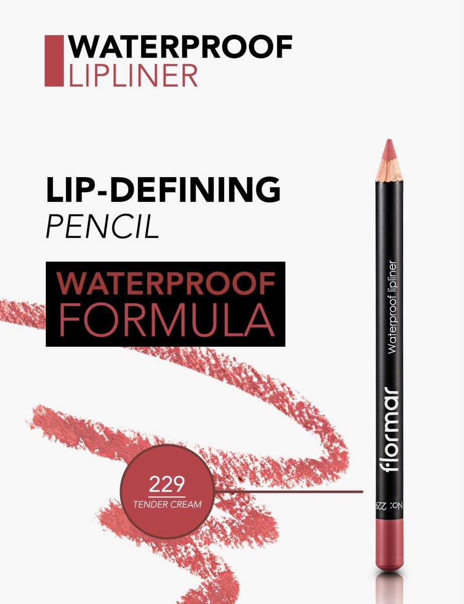 Waterproof Lipliner | فلورمار واتر بروف ليب لاينر قلم تحديد الشفاه المضاد للماء 229 - EROS STORE