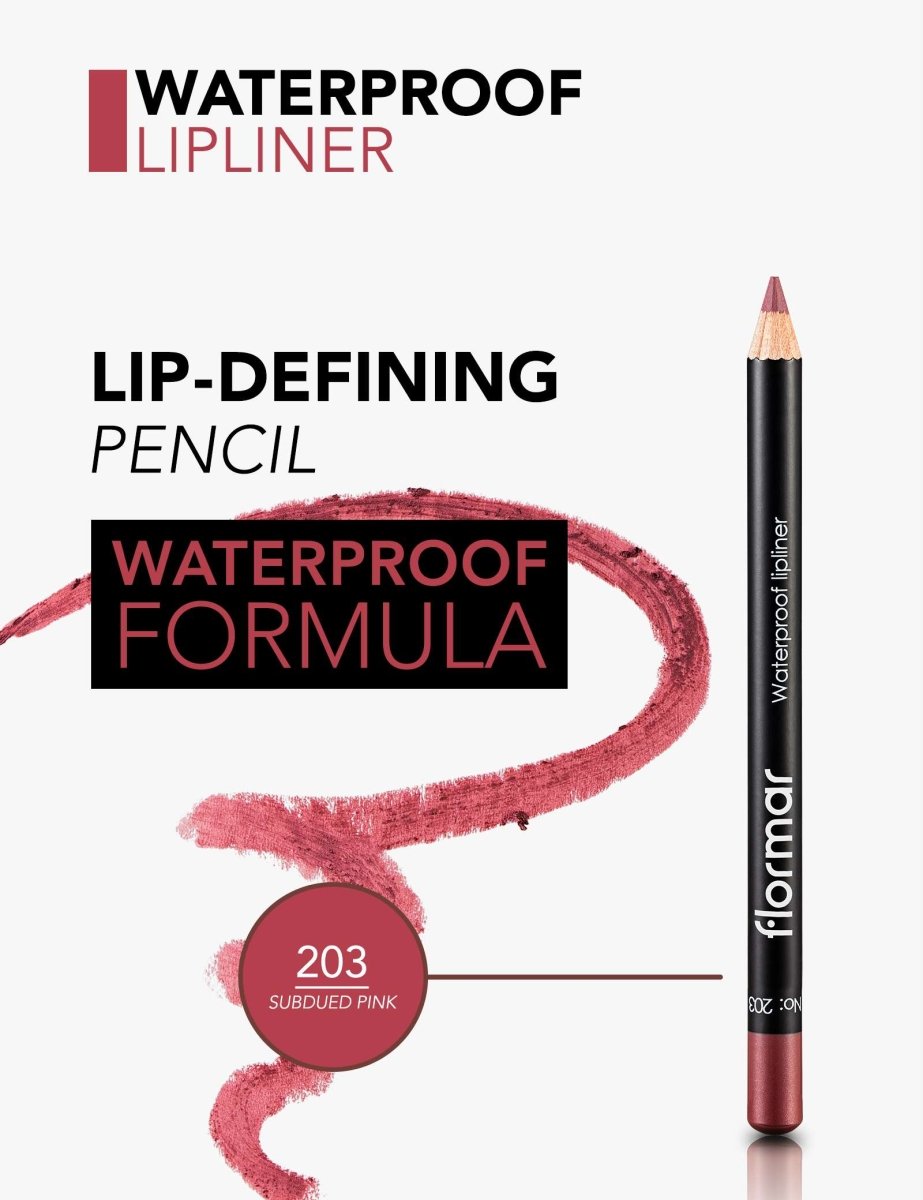 Waterproof Lipliner | فلورمار واتر بروف ليب لاينر قلم تحديد الشفاه المضاد للماء 203 - EROS STORE