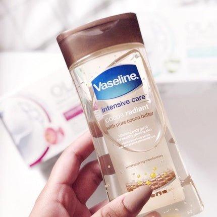 زيت جل الكاكاو المشع للعناية المركزة من فازلين | Vaseline Intensive Care Cocoa Radiant Body Gel Oil - EROS STORE