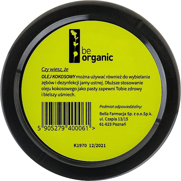 زيت جوز الهند العضوي من بي أورجانيك | Be Organic Coconut Oil 250 مل - EROS STORE