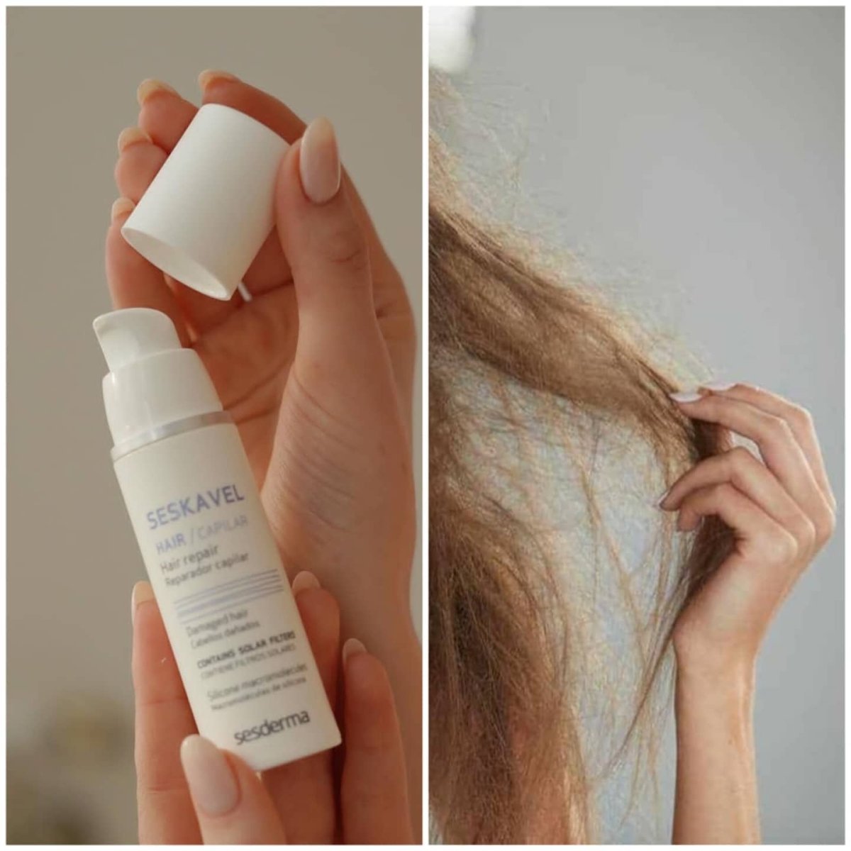 زيت سيسكافيل اليومي لمعالجة النفشة والتقصف من سيسديرما | Sesderma Seskavel Daily Hair Oil 30 مل - EROS STORE