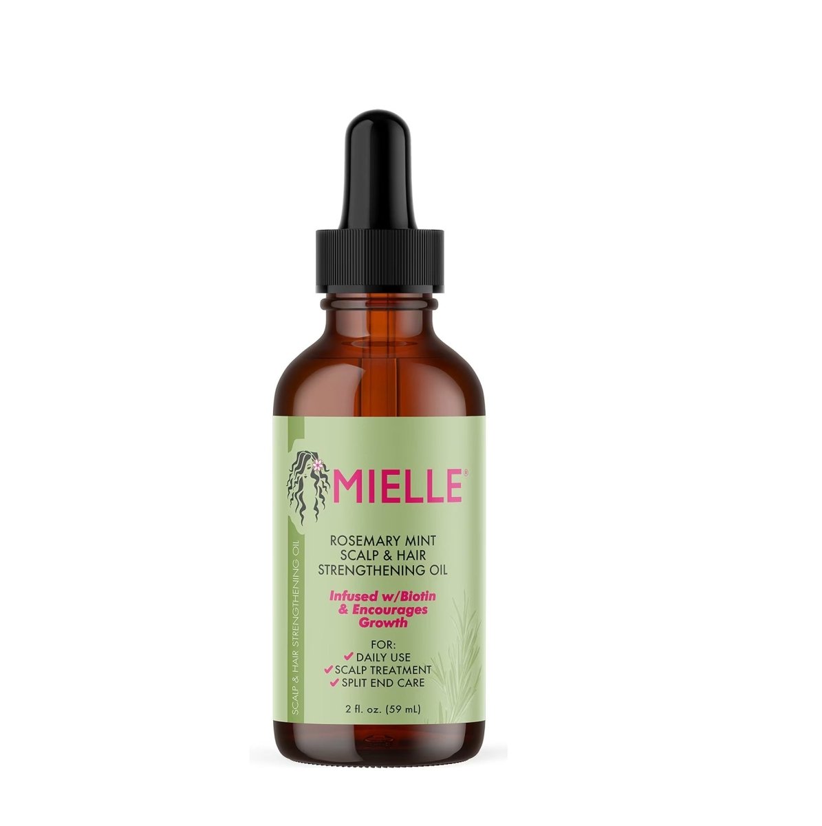 زيت تقوية فروة الرأس والشعر بإكليل الجبل والنعناع من ميلي | Mielle Rosemary Mint Scalp & Hair Strengthening Oil 60 مل - EROS STORE